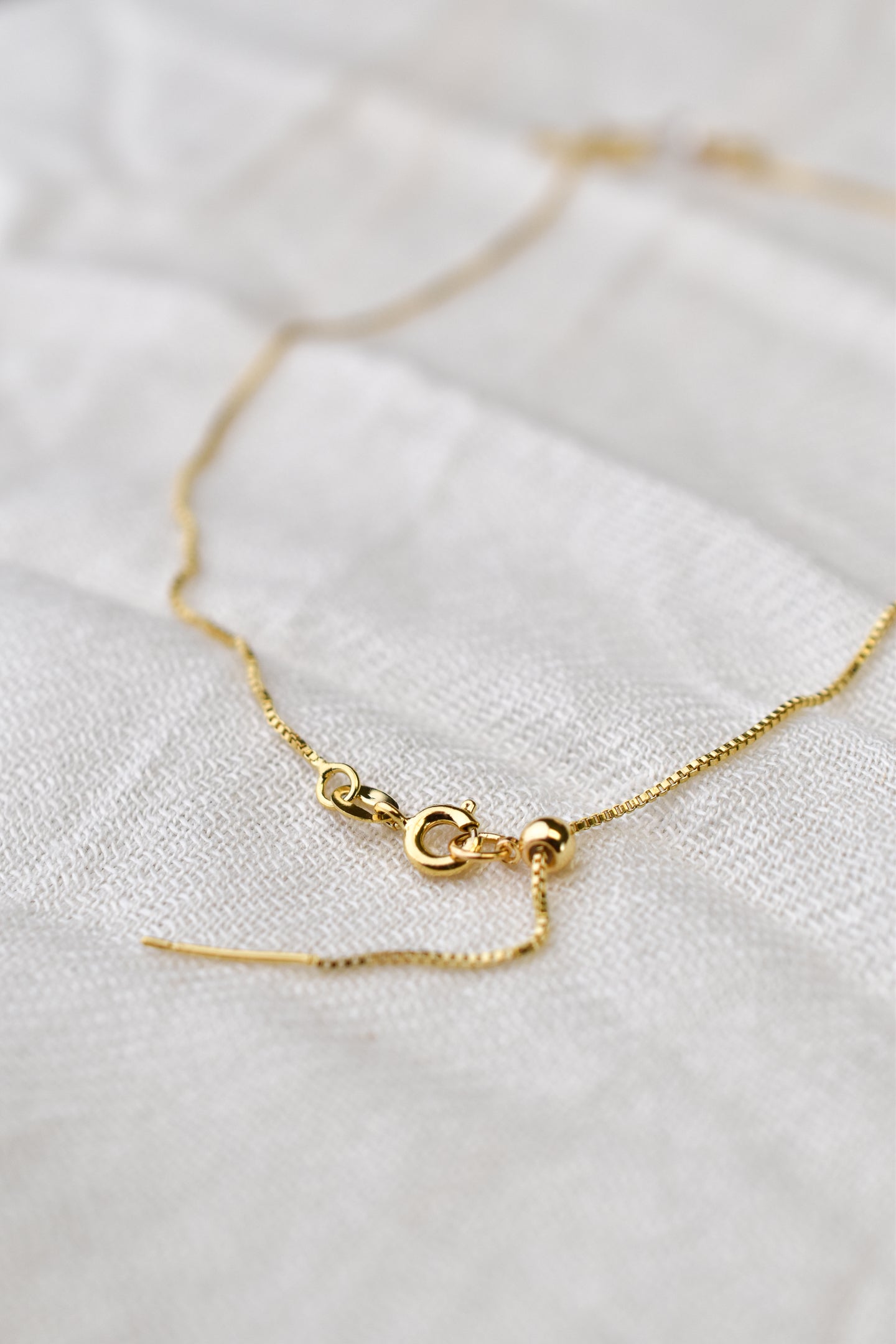 Herkimer Diamond Necklace - Gold-Filled Adjustable Chain